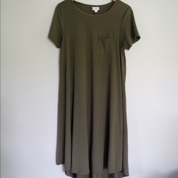LuLaRoe Dresses & Skirts - LuLaRoe Carly - Olive Green